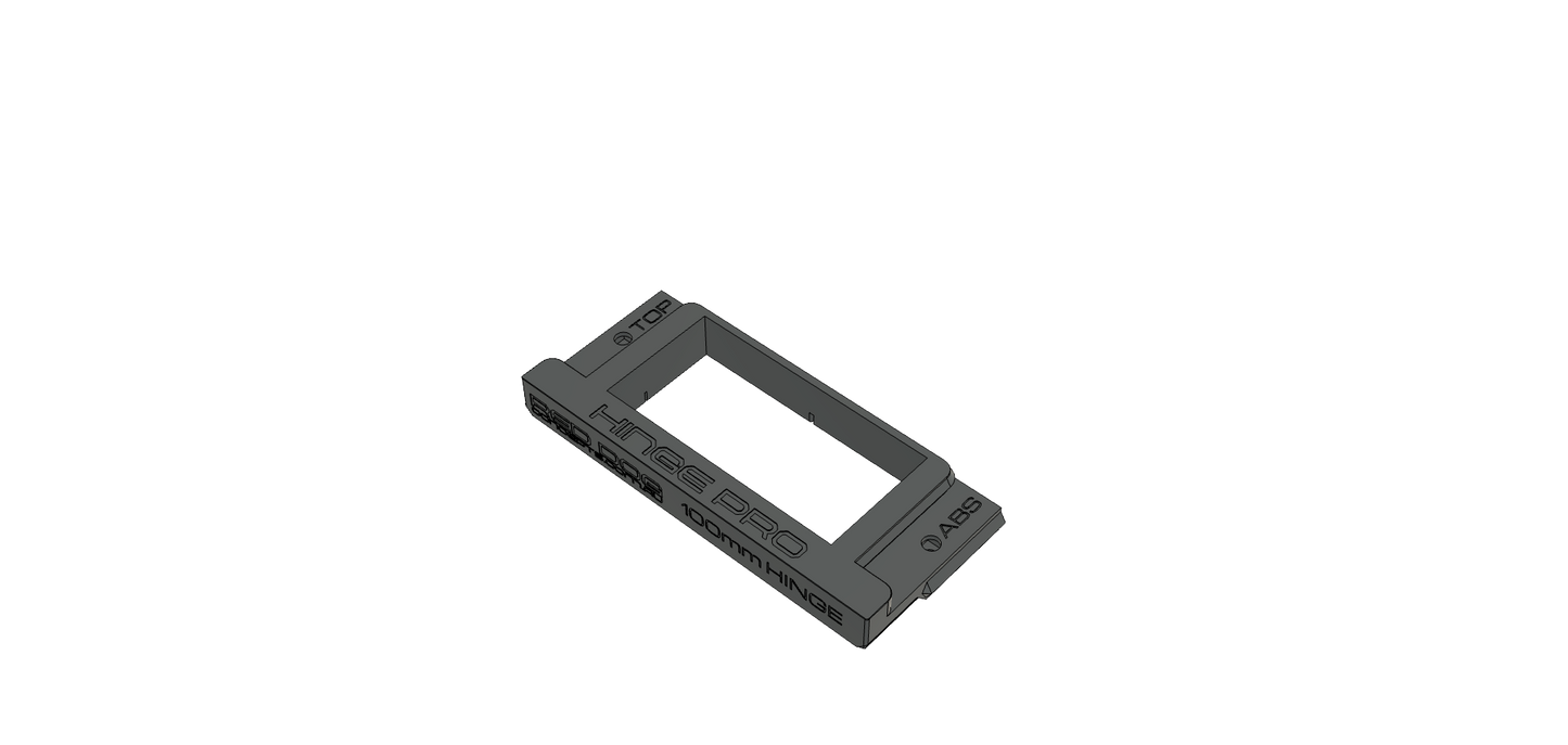 100mm hinge template, replacement  insert
