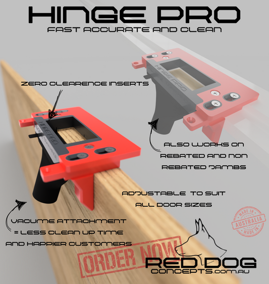 Hinge pro Complete Door Installation Kit with insert to suit Milwaukee Packout.